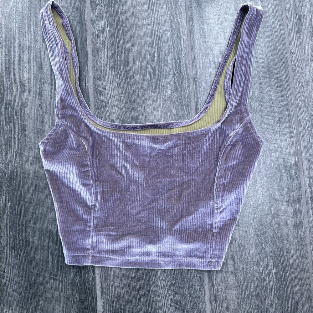 Urban Outfitters Lavender Corduroy Tank Top